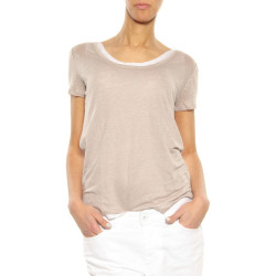 T-Shirt ”Double” Majestic Filatures light grey